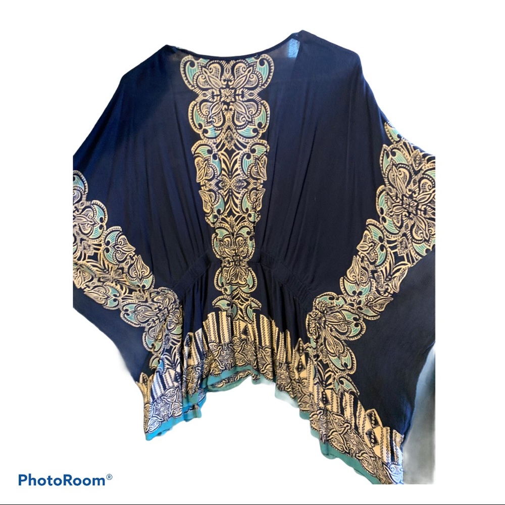 Alloy Bohemian Style Plus Size Top Size 2XL